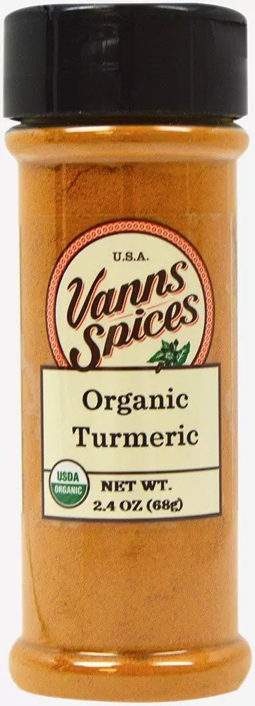 Vanns Spices Organic Turmeric 2.4 oz Bottle | Spices | Puritan's Pride