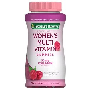 Nature's Bounty Optimal Solutions, Women's Multivitamin Gummies for Immune Support
