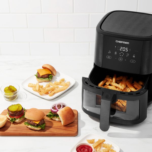 TurboFry Touch 5 Qt. Digital Air Fryer with Easy View Window