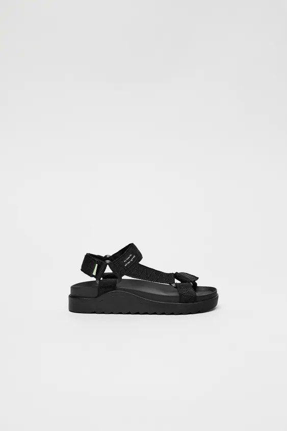 SOLID COLOR TECHNICAL SANDALS