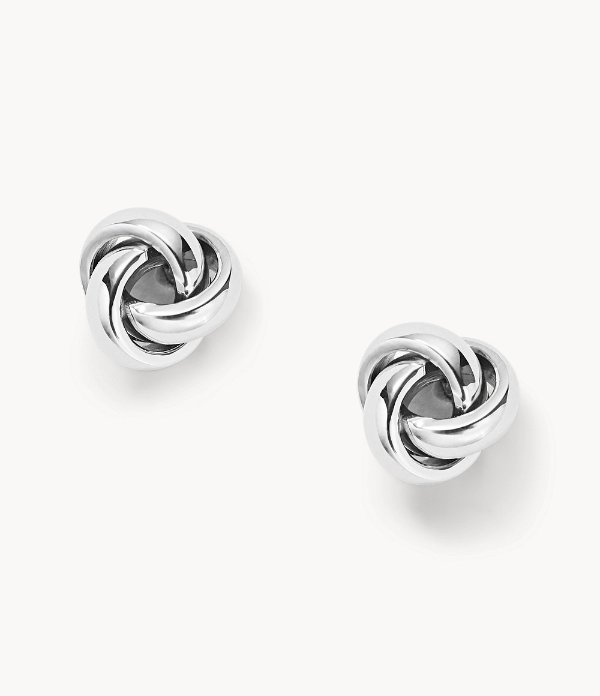 Twisted Knot Stainless Steel Studs