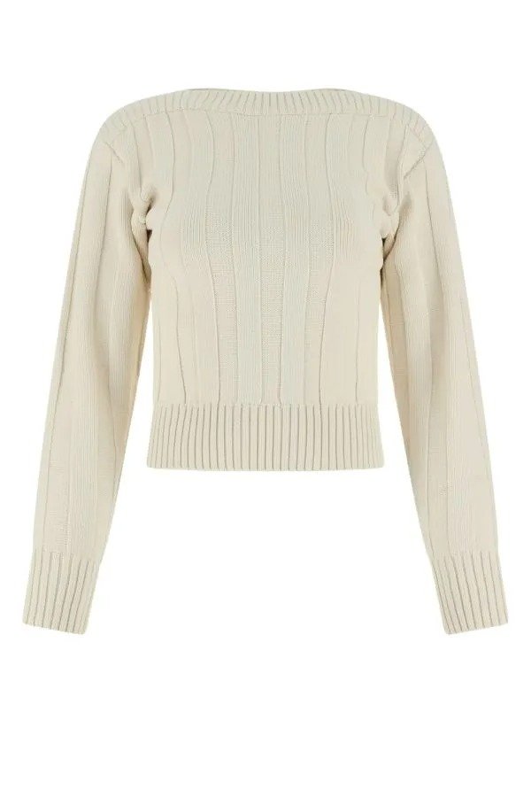 Ivory rayon blend sweater