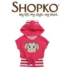  Shopko有儿童清仓衣服、首饰、玩具等折上折