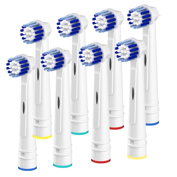 Voguish 替换牙刷头 8个 适用于Oral-B 电动牙刷