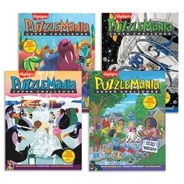 Puzzlemania 超级挑战四本合集