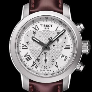 TISSOT Chronograph Silver Dial Ladies Watches 2 styles