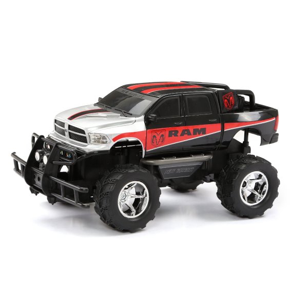RC 1:14 Scale Remote Control Truck 2.4GHz USB Ram Runner - Red/Black/Silver