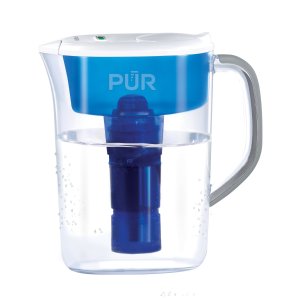 PUR 7 Cup Ultimate Water Filtration Pitcher with LED Indicator, Clear