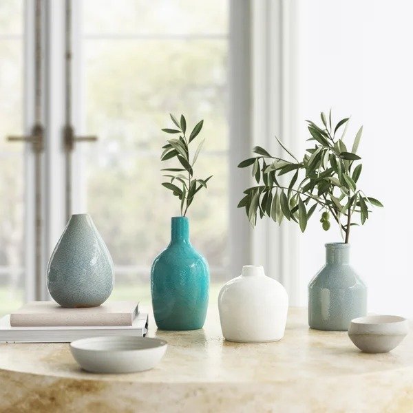 Weon 4 Piece Ceramic Table Vase SetWeon 4 Piece Ceramic Table Vase SetRatings & ReviewsCustomer PhotosQuestions & AnswersShipping & ReturnsMore to Explore