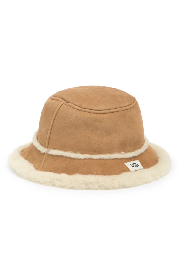 Genuine Shearling & Sheepskin Bucket Hat
