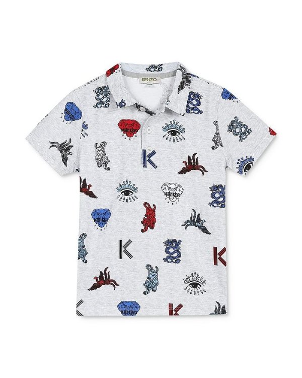 Boys' Printed Polo Shirt - Big Kid