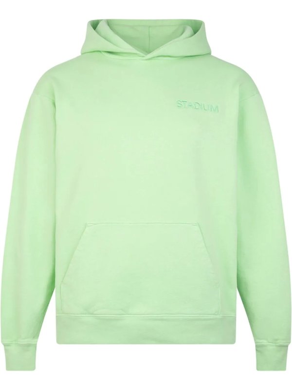 Eco logo-embroidered hoodie
