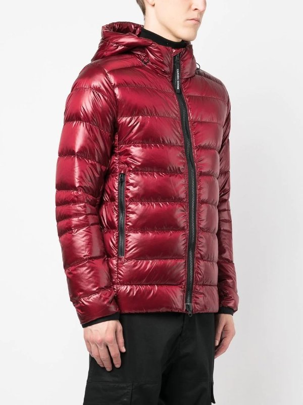 logo-patch padded down jacket