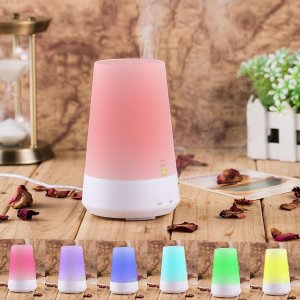 100Ml Ultrasonic Diffuser Essential Oil Diffuser with Color Changing Led