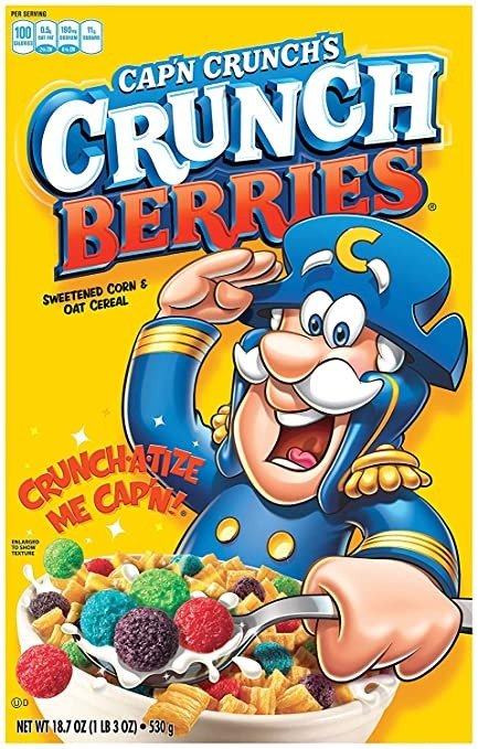 Quaker Cap'N Crunch's Crunch Berries Cereal 18.7 oz