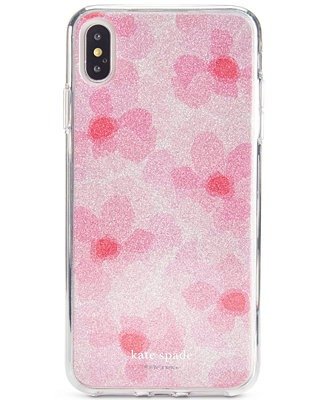 Glitter Abstract Peony iPhone XS Max Case