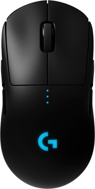 G PRO Wireless Optical Gaming Mouse with RGB Lighting - Black