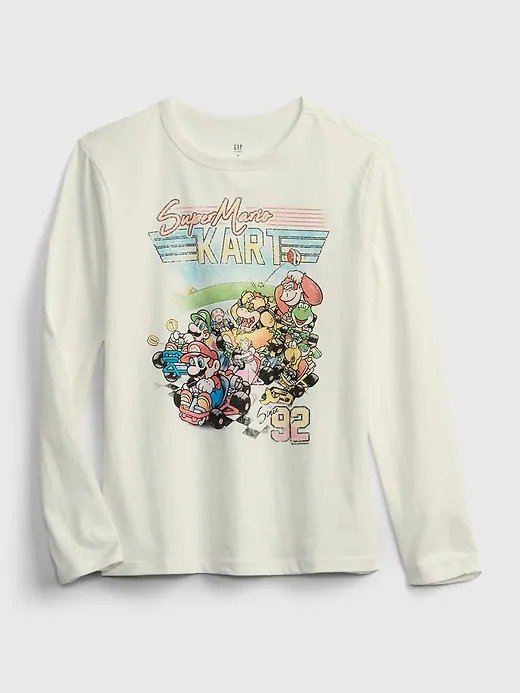 Mario Kart 男童、大童T恤