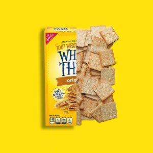 Wheat Thins Original Whole Grain Wheat Crackers, Party Size, 20 oz Box