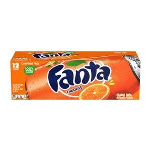 Orange Soda Fruit Flavored Soft Drink, 12 OZ Cans , 12 PK