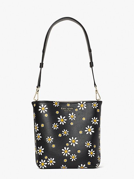 river daisy dots medium bucket bag