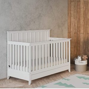 Storkcraft Forrest 5-in-1 Convertible Crib with Drawer