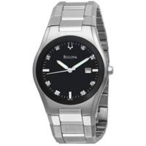 Bulova Men's Diamond Watch 96D104