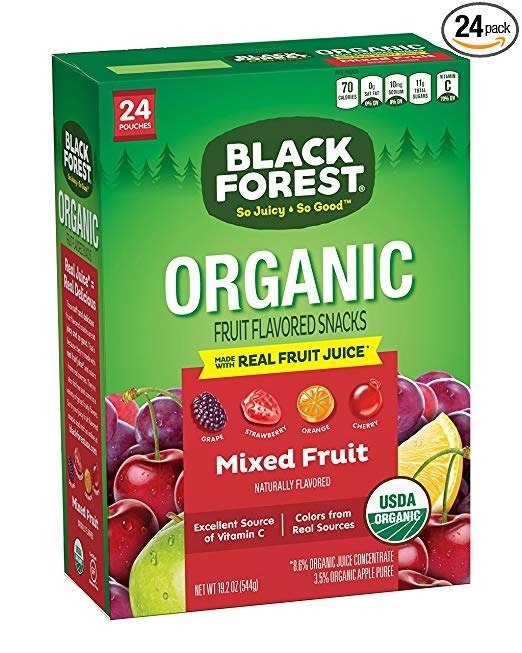 Fruit Snacks, Assorted Flavors, 0.8 Ounce Bag (Pack of 24)