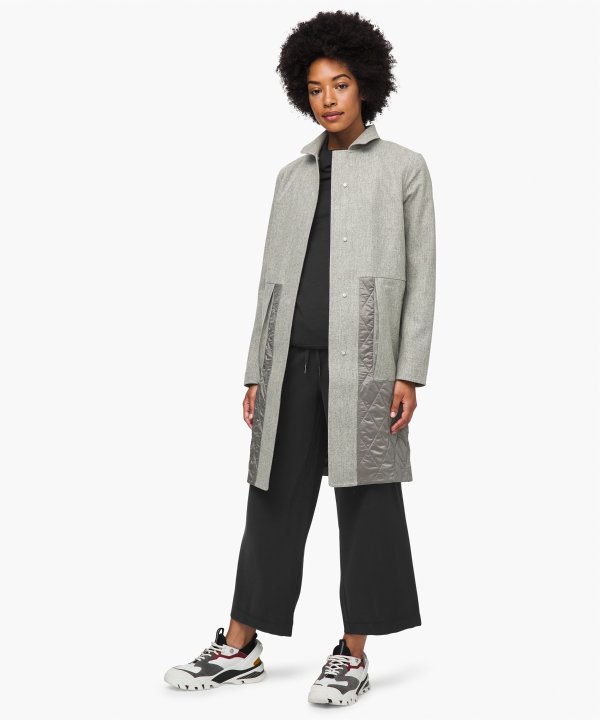 Roam Far Wool Coat *Waterproof Wool | Women's Jackets + Coats | lululemon