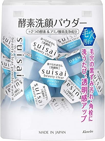Suisai Suisai 美丽清理 洗面奶 洗面奶 单品 0.4 g×32 个 毛孔 黑头 污垢 角栓 粗糙 古老角质 护理| /12.8 g