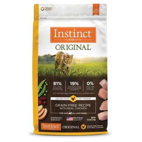 Original Grain-Free Recipe with Real Chicken Freeze-Dried Raw Coated Dry Cat Food, 11 lbs. | Petco