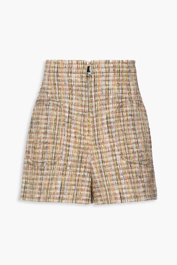 Hubert cotton-blend tweed shorts