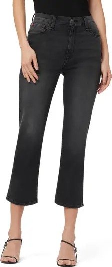 Noa Mid Rise Straight Crop Jeans
