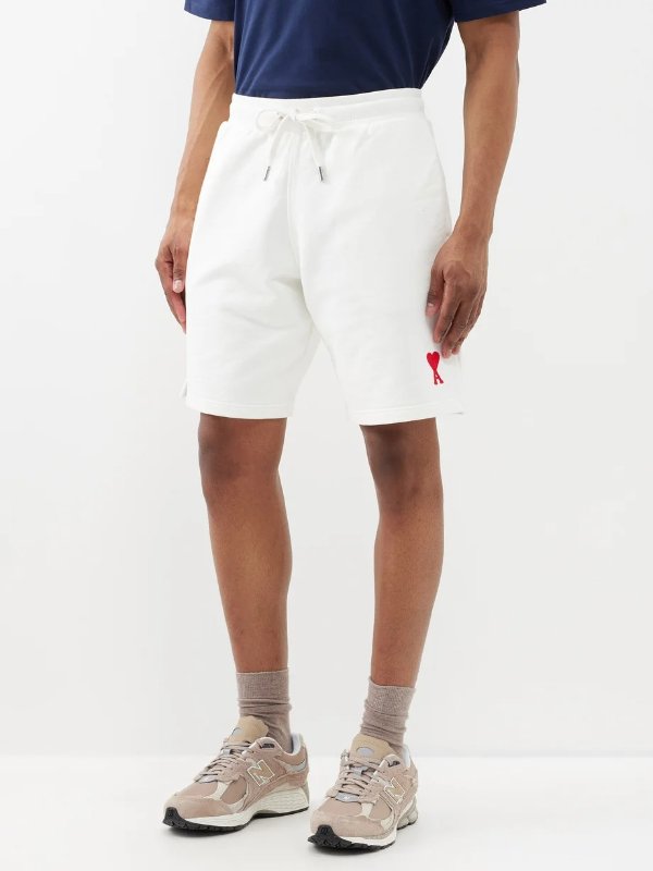 de Coeur-logo organic cotton shorts |