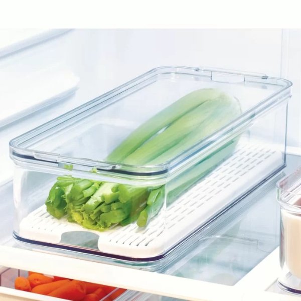 Stackable Refrigerator and Pantry Produce Food Storage Container