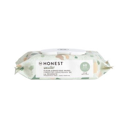The Honest Company Plant-Based Baby Wipes Classic Print (Select Count)