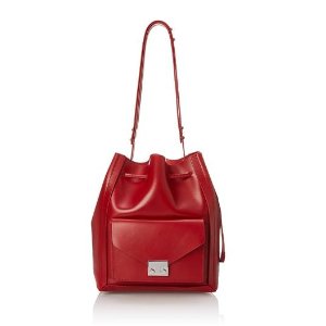 LOEFFLER RANDALL Drawstring Shoulder Bag, Red On Sale @ MYHABIT