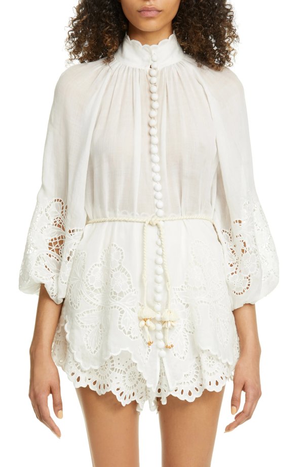 Carnaby Scallop Blouse