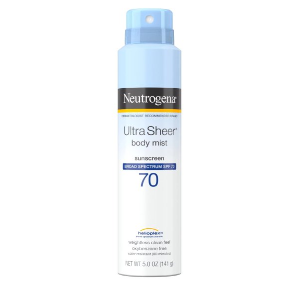Ultra Sheer Lightweight Sunscreen Spray, SPF 70, 5 oz
