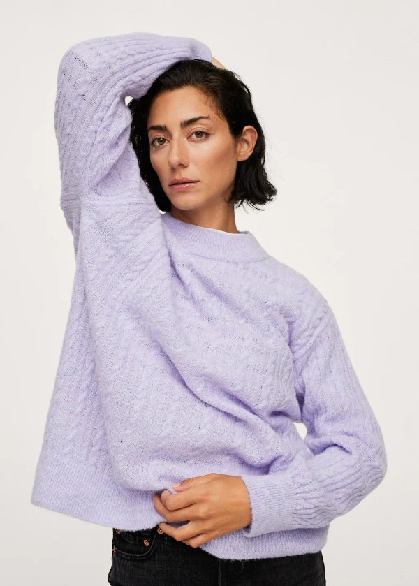Oversize knit sweater - Women | MANGO OUTLET USA