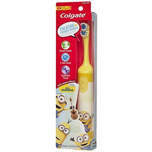 Kids Interactive Talking Toothbrush, Minions (Colors Vary)