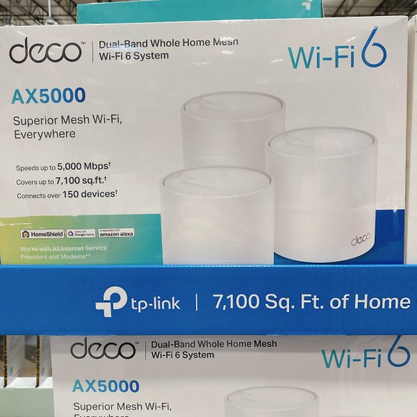 Deco AX5000 Mesh Wi-Fi 路由器三件套