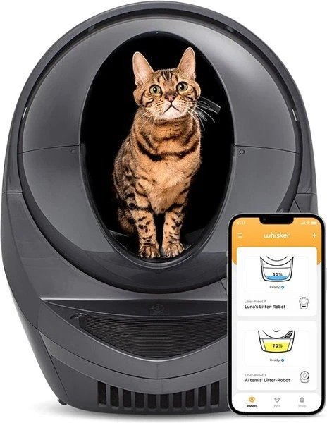 3 WiFi Enabled Automatic Self-Cleaning Cat Litter Box