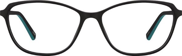 Black Two-Tone Oval Eyeglasses #2013321 | Zenni Optical Eyeglasses