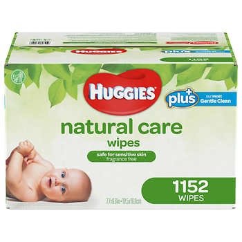 Natural Care Plus Wipes 1,152-count