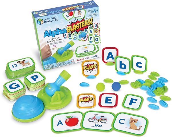 Alphablasters! Letter & Spelling Game - 85 Pieces
