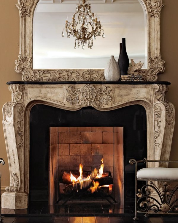 "French" Fireplace Mantel