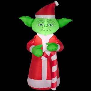  Gemmy 3.5 ft. LED Inflatable Outdoor Yoda or Darth Vader