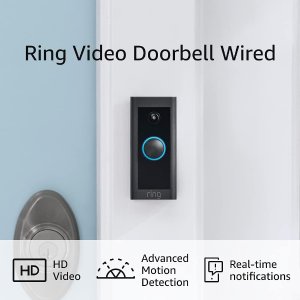 折扣升级：Ring Video Doorbell Wired 有线供电版 1080p 可视智能门铃