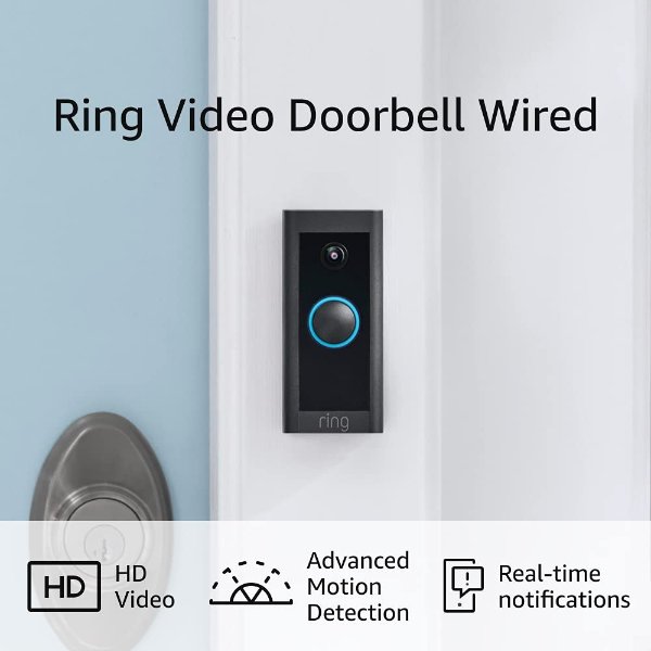Video Doorbell Wired 有线供电版 1080p 可视智能门铃